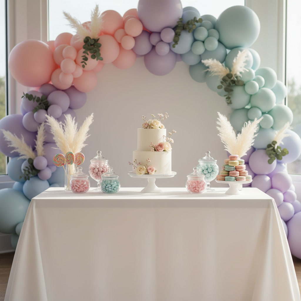 Como Montar uma Festa Infantil Candy Clean: Decoração Delicada sem Exageros