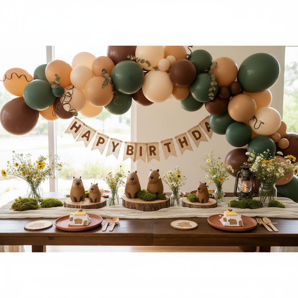 Como Montar uma Festa Infantil Tema Capivara em 2026
